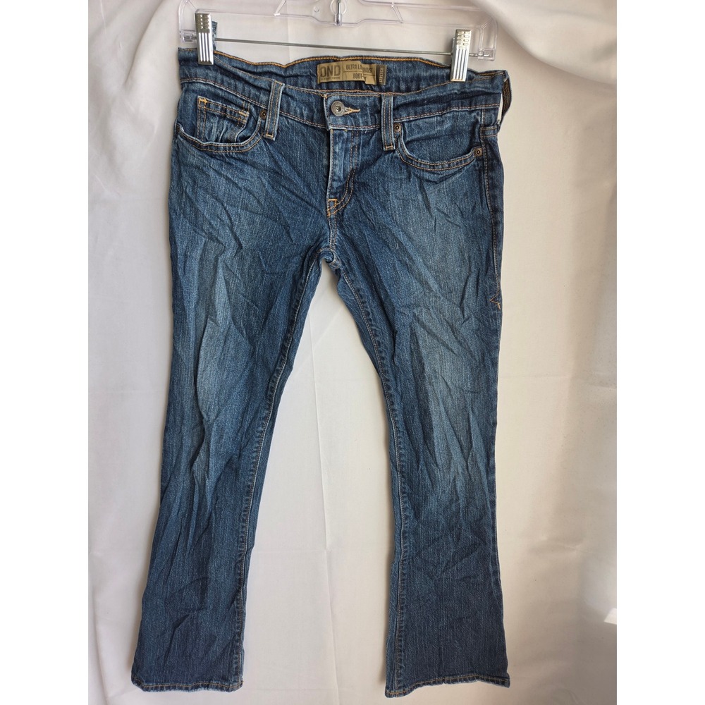 Old Navy Boot-T Jeans Womens Blue Medium Slim Ultra Low Bootcut